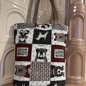 Bevásárló táska, erős vászonból, Táska & Tok, Bevásárlás & Shopper táska, Shopper, textiltáska, szatyor, Varrás, MESKA