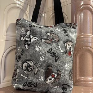 Bevásárló táska, erős vászontáska , Táska & Tok, Bevásárlás & Shopper táska, Shopper, textiltáska, szatyor, Varrás, MESKA