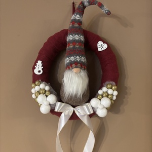 Karácsonyi Ajtódísz, Karácsony, Karácsonyi lakásdekoráció, Karácsonyi ajtódíszek, Mindenmás, MESKA