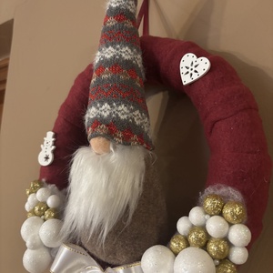 Karácsonyi Ajtódísz - karácsony - karácsonyi lakásdekoráció - karácsonyi ajtódíszek - Meska.hu