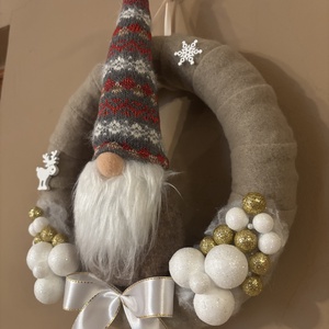 Karácsonyi Ajtódísz - karácsony - karácsonyi lakásdekoráció - karácsonyi ajtódíszek - Meska.hu