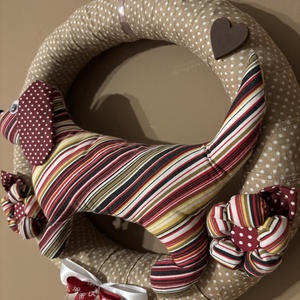 Tacsis Koszorú - otthon & életmód - dekoráció - ajtó- és ablak dekoráció - ajtódísz & kopogtató - Meska.hu