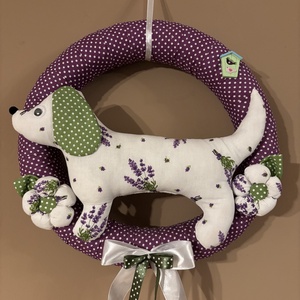 Tacsis Koszorú, Otthon & Életmód, Dekoráció, Ajtó- és ablak dekoráció, Ajtódísz & Kopogtató, Varrás, MESKA