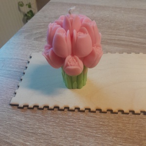 Tulipán csokor , Kellékek & szerszámok, Dekorációs kellékek, Dekorációs gyertya, Gyertya-, mécseskészítés, MESKA