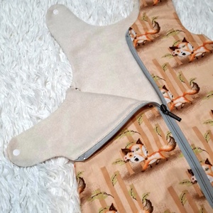 Cuki rókás Kamáslis tipegő hálózsák - baba - mama - babaruházat - tipegőhálózsák - Meska.hu