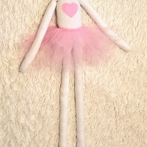 Textil Nyuszi (kb 110cm magas) - baba - mama - baba játékok - szundikendő, alvóka - Meska.hu