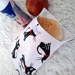 Cicás Szendvics/nasi tasak, Táska & Tok, Uzsonna- & Ebéd tartó, Szendvics csomagoló, Varrás, MESKA