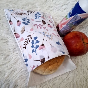 Ginko mintás Uzsonnás szett - táska & tok - uzsonna- & ebéd tartó - szendvics csomagoló - Meska.hu