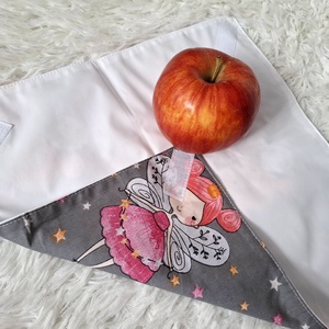 Tündérlányos újraszalvéta  - táska & tok - uzsonna- & ebéd tartó - szendvics csomagoló - Meska.hu