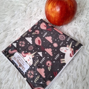 Unikornisos újraszalvéta, Táska & Tok, Uzsonna- & Ebéd tartó, Szendvics csomagoló, Varrás, MESKA