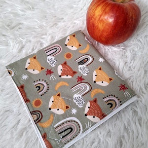 Róka koma újraszalvéta, Táska & Tok, Uzsonna- & Ebéd tartó, Szendvics csomagoló, Varrás, MESKA