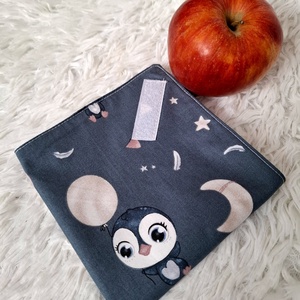 Pingvines újraszalvéta, Táska & Tok, Uzsonna- & Ebéd tartó, Szendvics csomagoló, Varrás, MESKA