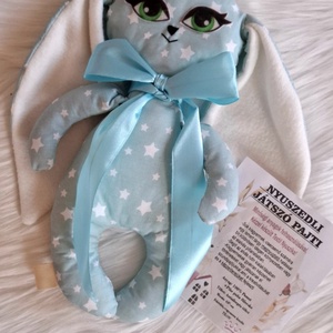 Nyuszedli játszópajti menta-csillagos - Meska.hu