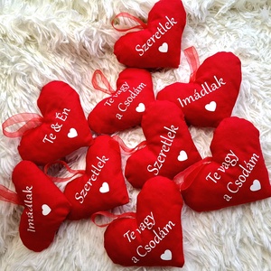 Szívből Neked mini párna - Meska.hu