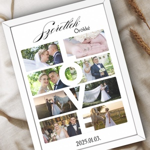 Boldog Valentin-napot  falikép - otthon & életmód - papír, írószer - album & fotóalbum - Meska.hu
