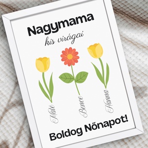 Boldog Nőnapot nagymama  falikép - Meska.hu