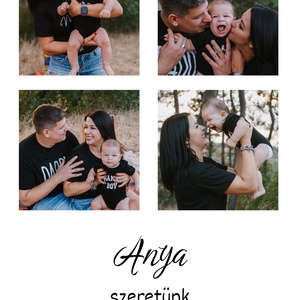Szeretünk Anya falikép - otthon & életmód - papír, írószer - album & fotóalbum - Meska.hu