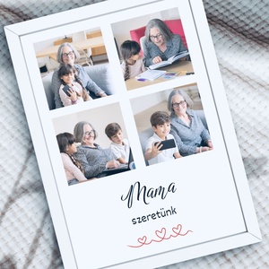 Szeretünk Mama falikép - otthon & életmód - papír, írószer - album & fotóalbum - Meska.hu
