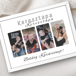 Boldog Karácsonyt Keresztapa falikép - Meska.hu