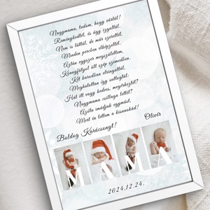 Boldog Karácsonyt Mama falikép - Meska.hu