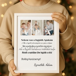 Boldog Karácsonyt Apa falikép - Meska.hu