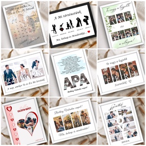 Boldog Valentin-napot falikép, Otthon & Életmód, Papír, írószer, Album & Fotóalbum, Fotó, grafika, rajz, illusztráció, Nincs ötleted milyen ajándékkal lepd meg szerelmed Valentin-napon?

Elkészítem számodra a tökéletes..., MESKA