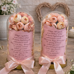 Szülőköszöntő örökrózsa virágbúra  - Meska.hu