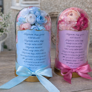 Szülőköszöntő örökrózsa virágbúra  - Meska.hu