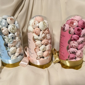 Szülőköszöntő örökrózsa virágbúra  - esküvő - emlék & ajándék - szülőköszöntő ajándék - Meska.hu