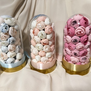 Szülőköszöntő örökrózsa virágbúra  - esküvő - emlék & ajándék - szülőköszöntő ajándék - Meska.hu