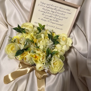 Szülőköszöntő virágbox - esküvő - emlék & ajándék - szülőköszöntő ajándék - Meska.hu