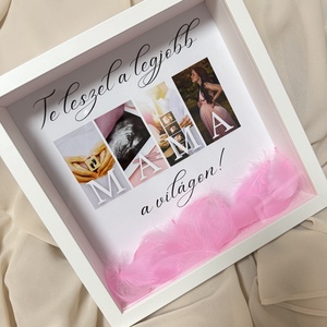 Nagymama leszel bababejelentő 3D képkeret, falikép  - baba - mama - babaemlékek - bababejelentők - Meska.hu