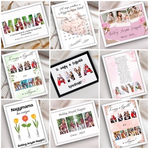 Anyák napi falikép, Otthon & Életmód, Papír, írószer, Album & Fotóalbum, Fotó, grafika, rajz, illusztráció, MESKA