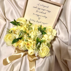 Boldog Anyák napját virágbox - otthon & életmód - virágdekoráció - virágdíszek - asztali virágdísz - Meska.hu