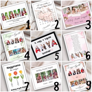 Boldog Anyák Napját falikép, Otthon & Életmód, Papír, írószer, Album & Fotóalbum, Fotó, grafika, rajz, illusztráció, MESKA