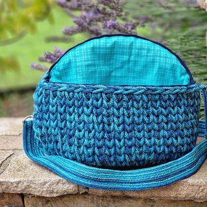 Horgolt táska/crossbody- óceán - Meska.hu