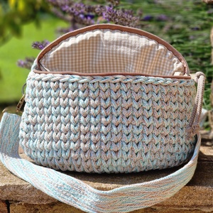 Horgolt táska/crossbody- vintage - táska & tok - övtáska - Meska.hu