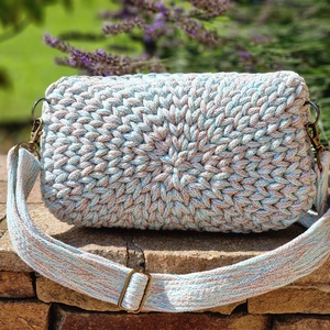 Horgolt táska/crossbody- vintage - táska & tok - övtáska - Meska.hu