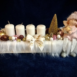 Adventi box angyalkával - Meska.hu