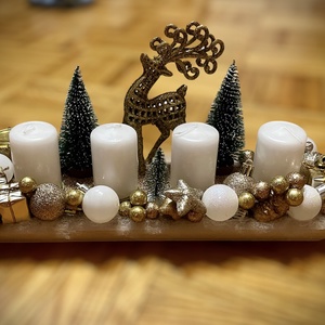 Adventi asztaldísz - karácsony - adventi díszek - adventi asztaldísz - Meska.hu