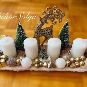 Adventi asztaldísz - Meska.hu