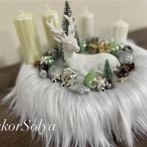 Adventi koszorú - karácsony - adventi díszek - adventi koszorú - Meska.hu