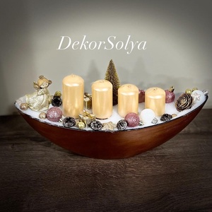 Adventi asztaldísz - Meska.hu