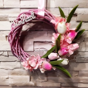 Tavaszi ajtódísz, kopogtató - otthon & életmód - dekoráció - Meska.hu