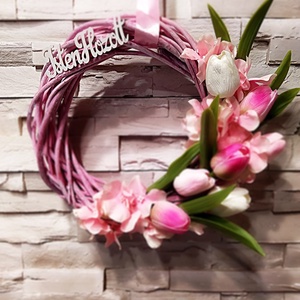 Tavaszi ajtódísz, kopogtató - otthon & életmód - dekoráció - Meska.hu