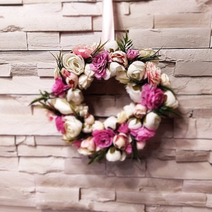 Tavaszi kopogtató - otthon & életmód - dekoráció - Meska.hu