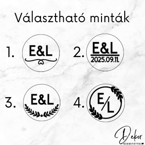 Egyedi, feliratos fa gyűrűtartó - kör alakú - esküvő - kiegészítők - gyűrűtartó & gyűrűpárna - Meska.hu