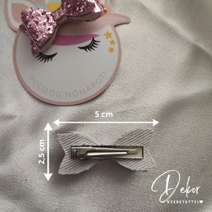 Masnis hajcsat kislányoknak � nőnapi ajándék unikornisos kártyával - ruha & divat - hajdísz & hajcsat - hajcsat & hajtű - Meska.hu