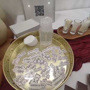 Esküvői ideiglenes tetoválás � lemosható vendégajándék és buli kiegészítő - otthon & életmód - papír, írószer - ideiglenes tetoválás - Meska.hu