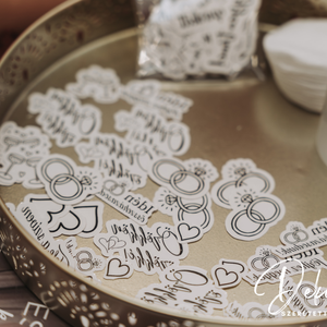 Esküvői ideiglenes tetoválás � lemosható vendégajándék és buli kiegészítő - otthon & életmód - papír, írószer - ideiglenes tetoválás - Meska.hu